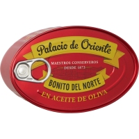 Bonito norte en aceite de oliva PALACIO DE ORIENTE lata 230 g pn.