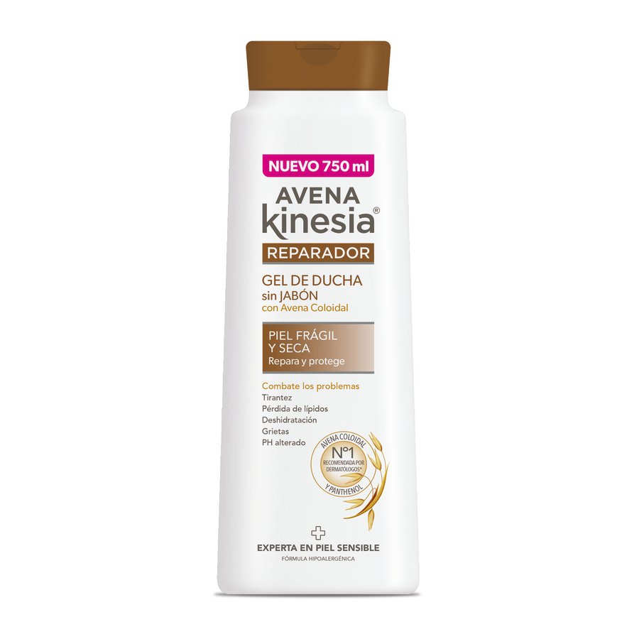 Gel de ducha sin jabón KINESIA reparador 750 ml