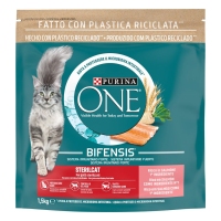 Alimento gato PURINA ONE esterilizado salmón 1,5 kg