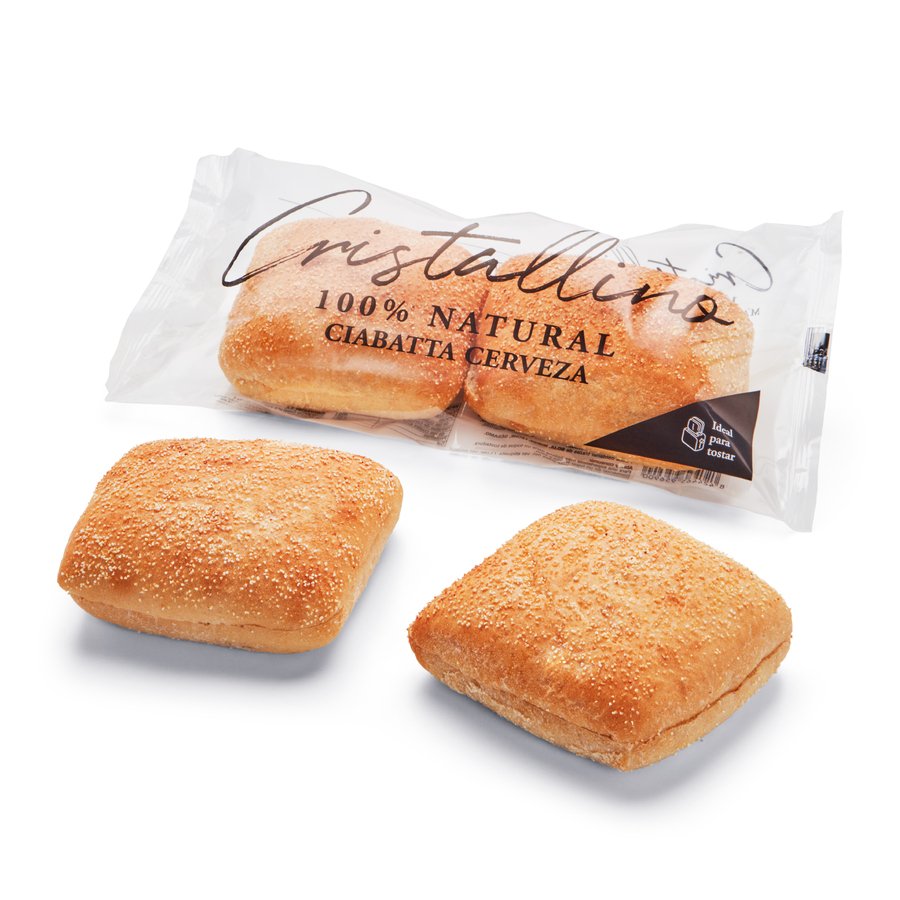 Mini chapata cristal cerveza FRIPAN 2x90 g
