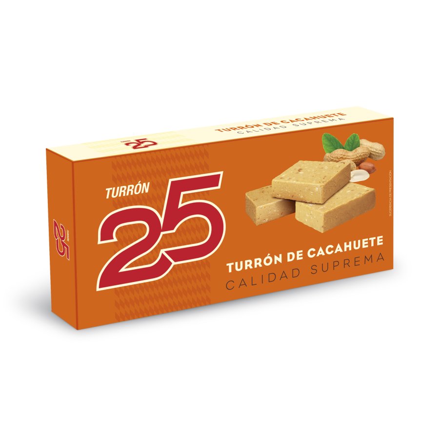 Turrón blando 25 de cacahuete suprema 200 g