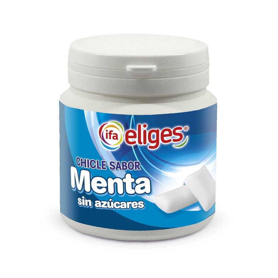Chicle IFA ELIGES menta sin azúcar bote 100 g