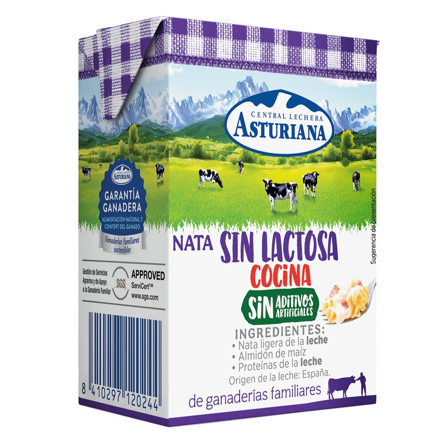 Nata sin lactosa C.L.ASTURIANA cocina 200 ml