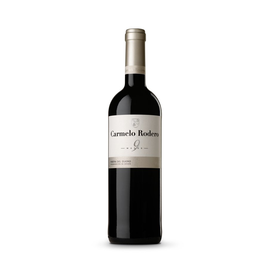 Vino tinto D.O.Ribera del Duero CARMELO RODERO 9 meses botella 75 cl