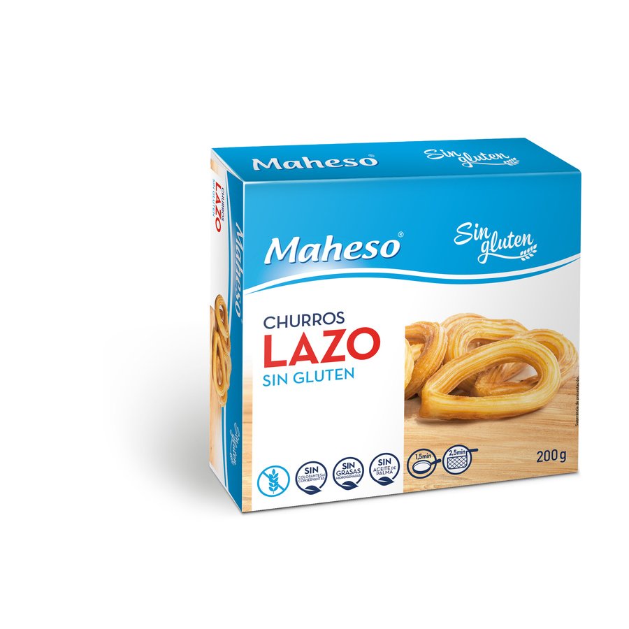 Churros lazo MAHESO sin gluten 200 g