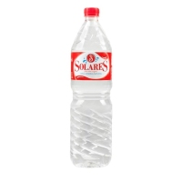 Agua sin gas SOLARES botella 1,5 l