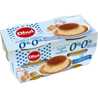 Flan ovo DHUL sen azucre 0%mg 4x100 g