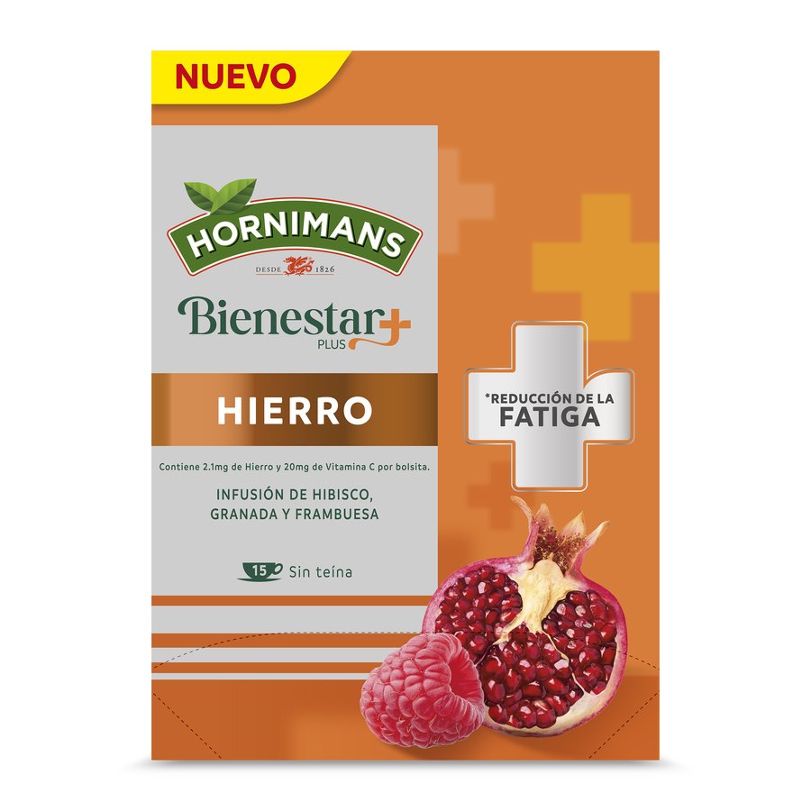Infusión HORNIMANS Hierro estuche 15 sobres