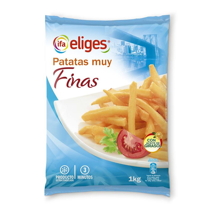 Patatas congeladas IFA ELIGES Muy Finas bolsa 1 kg