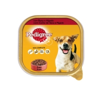 Alimento perro PEDIGREE paté buey-higado 300 g