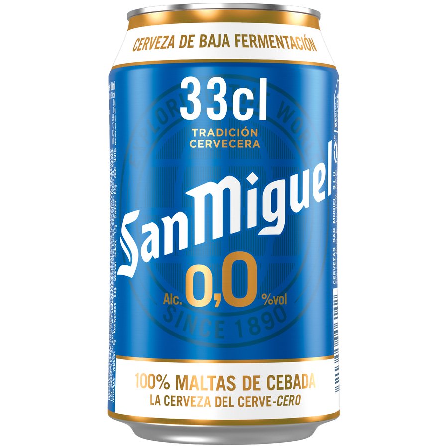 Imagen de Cerveza SAN MIGUEL 0,0% lata 33 cl