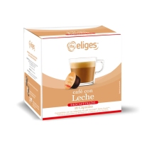 Café cápsulas IFA ELIGES Café con leche Descafeinado 16 unidades
