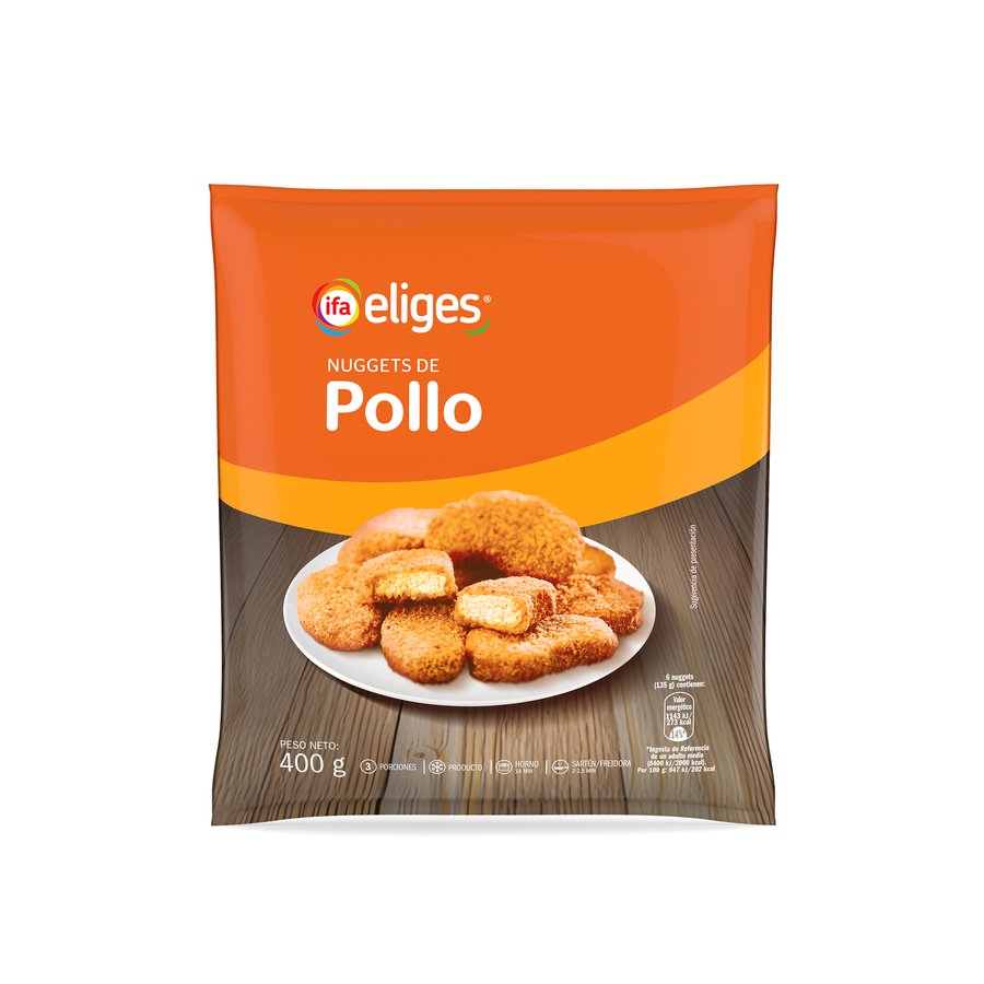 Nuggets de pollo congelados IFA ELIGES 400 g