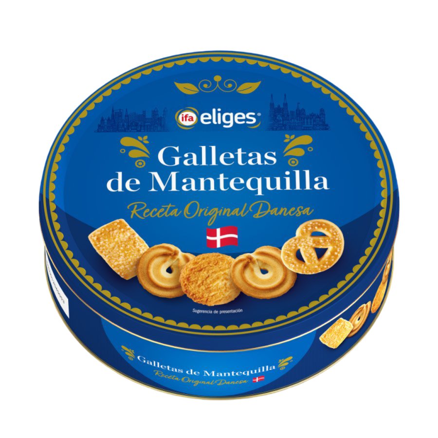 Galletas de mantequilla IFA ELIGES lata 340 g