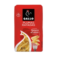 Plumas GALLO rayadas 450 g