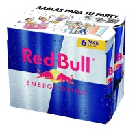 Bebida energética RED BULL pack 6x250 ml