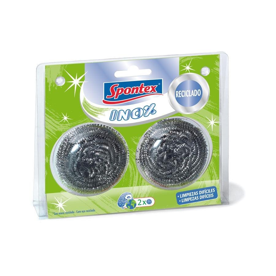Esponjilla acero SPONTEX duplo