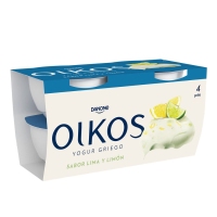 Yogur OIKOS DANONE sabor lima limón 4x110 g