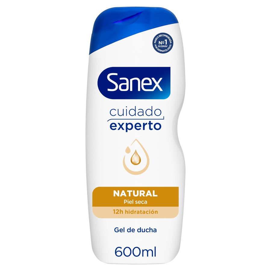 Gel de ducha SANEX Cuidado Experto Natural 600 ml