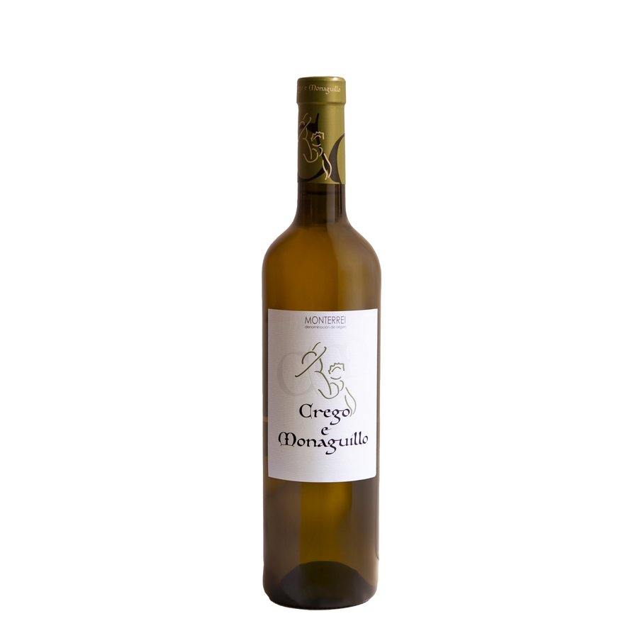 Vino blanco D.O.Monterrei CREGO E MONAGUILLO godello botella 75 cl