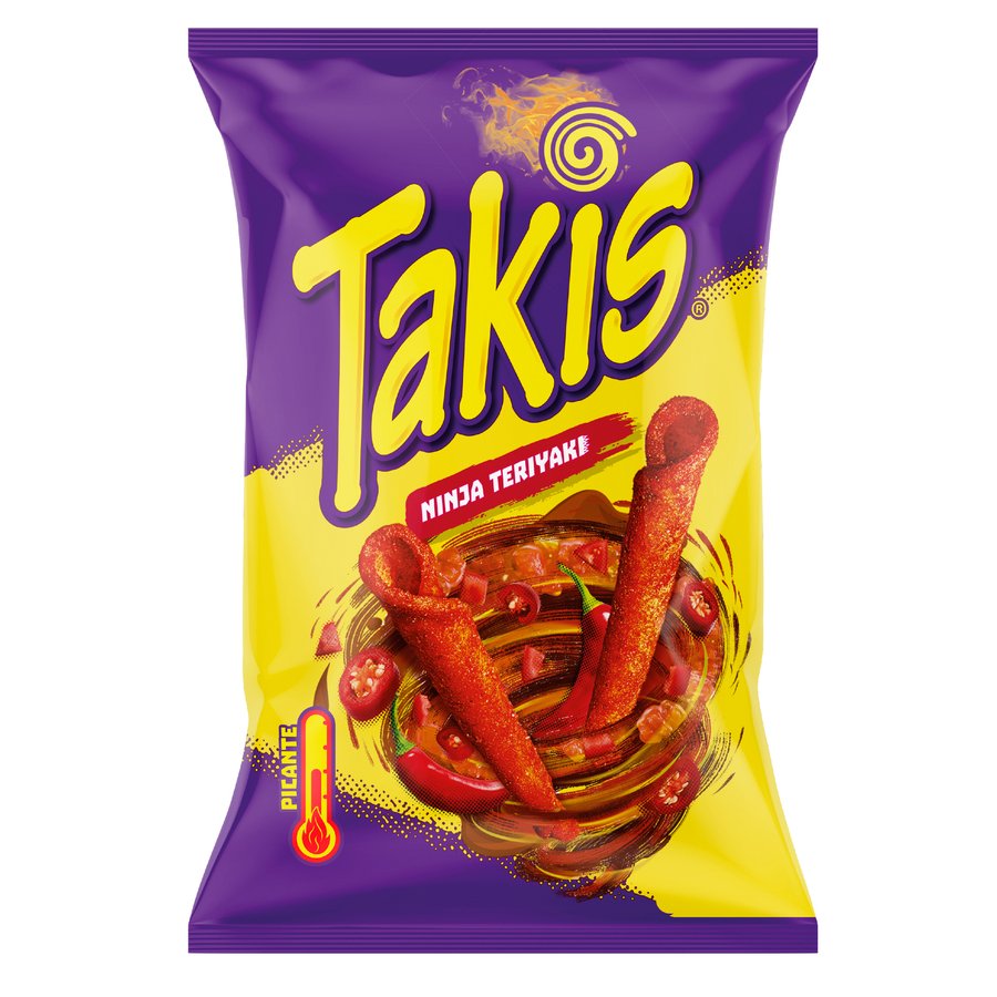 Aperitivos TAKIS Ninja Teriyaki 90 g