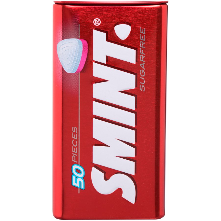 Caramelos SMINT fresa sin azúcar 50 unidades 35 g