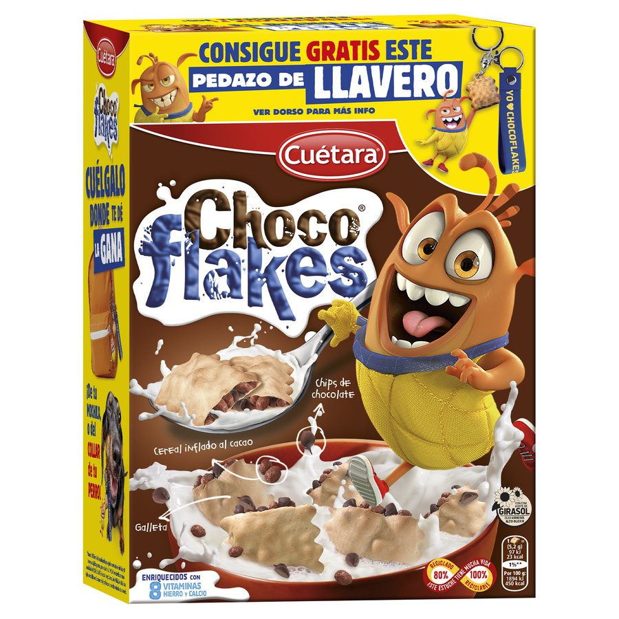 Galletas CUETARA Choco Flakes 520 g