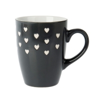 Mug gres beige corazón 35 cl