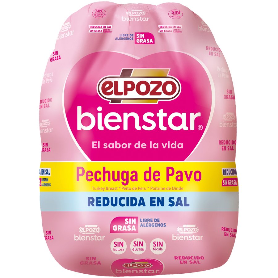 Pechuga pavo ELPOZO bienstar sin grasa reducido en sal sin gluten kilo