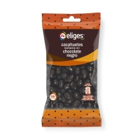 Cacahuetes recubiertos de chocolate negro IFA ELIGES 250 g