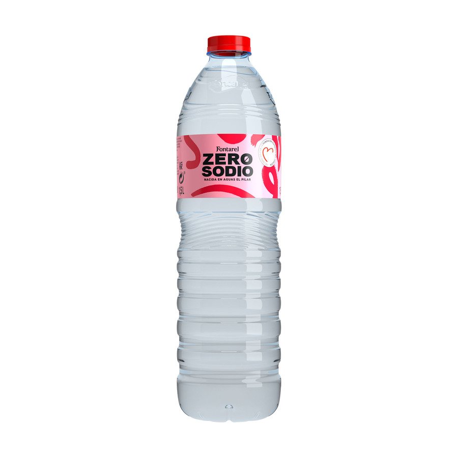 Imagen de Bebida refrescante a base de agua FONTAREL Zero sodio sin gas pet 1,5 l