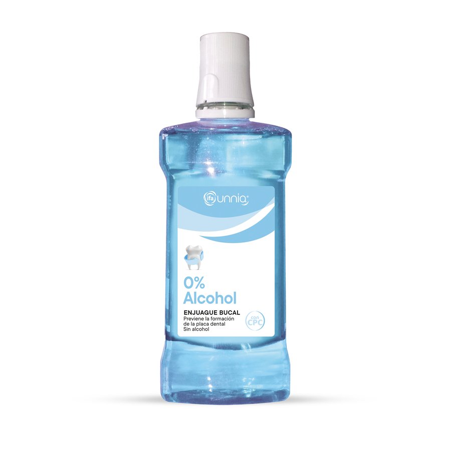 Enjuague bucal IFA UNNIA sin alcohol o% 500 ml