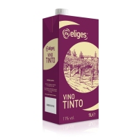 Viño tinto de mesa IFA ELIGES 11º brik 1 l