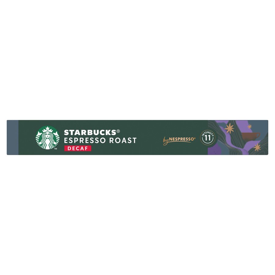 Café cápsulas STARBUCKS by Nespresso Roast Dark Descafeinado 10 unidades