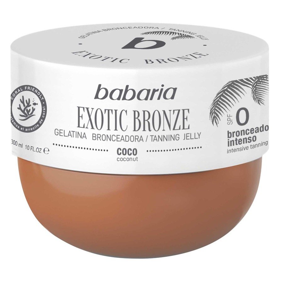 Gelatina bronceadora BABARIA coco tarro 300 ml