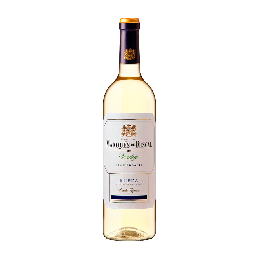 Vino blanco D.O.Rueda MARQUES DE RISCAL botella 75 cl