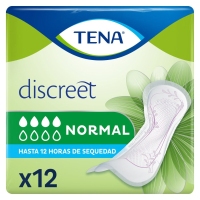 Compresas incontinencia TENA Discreet Normal 12 unidades