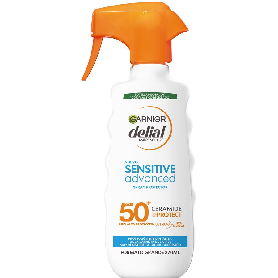 Protector solar DELIAL Sensitive Advanced Fp50 pistola 270 ml