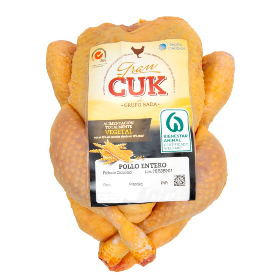 Pollo entero GRAN CUK kilo