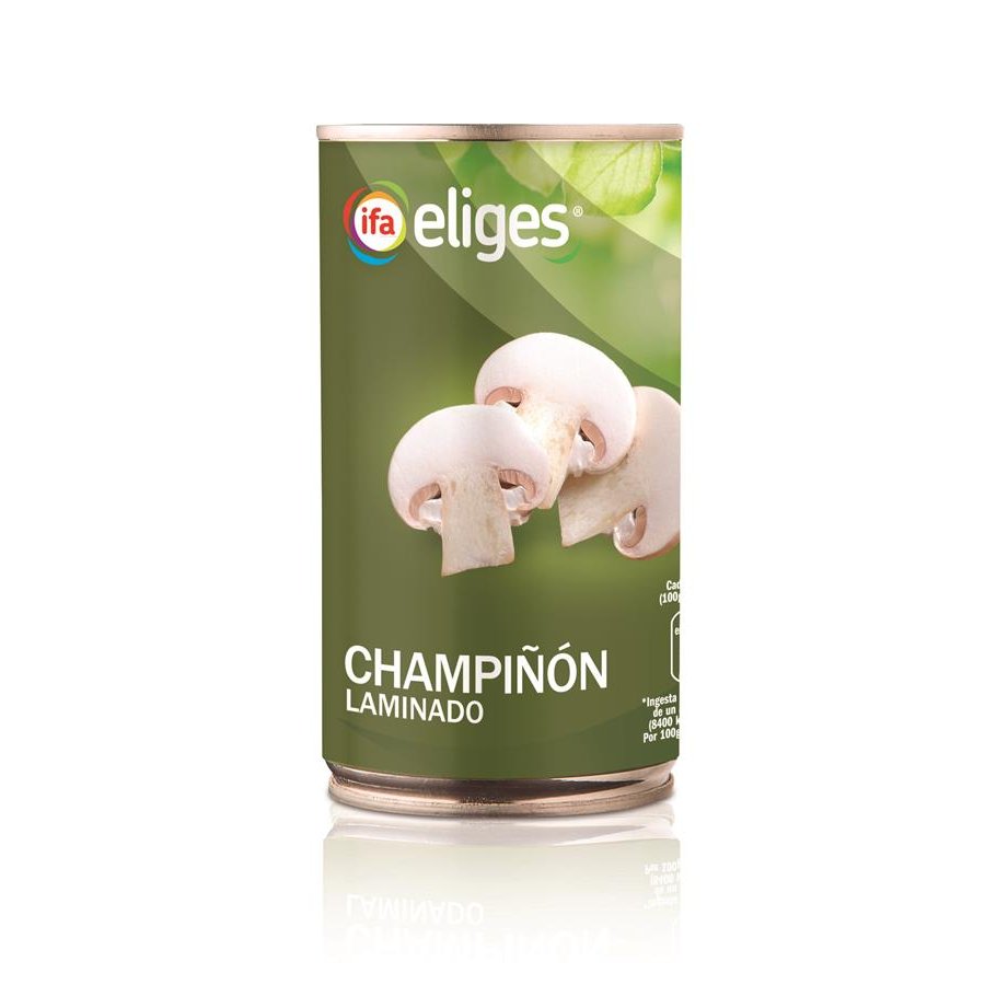 Champiñónes laminados IFA ELIGES lata 185 g pne.