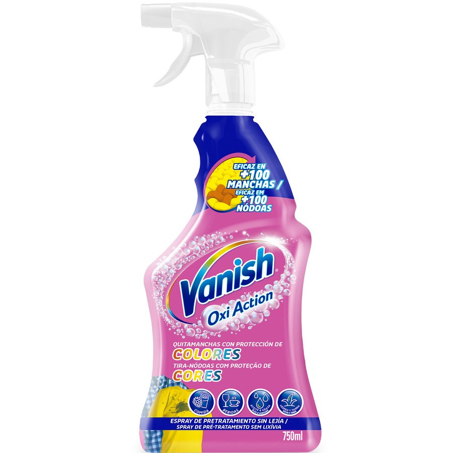 Quitamanchas ropa VANISH Oxi Action pistola 750 ml