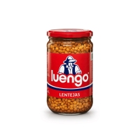 Lentejas cocidas LUENGO frasco 400 g pne.
