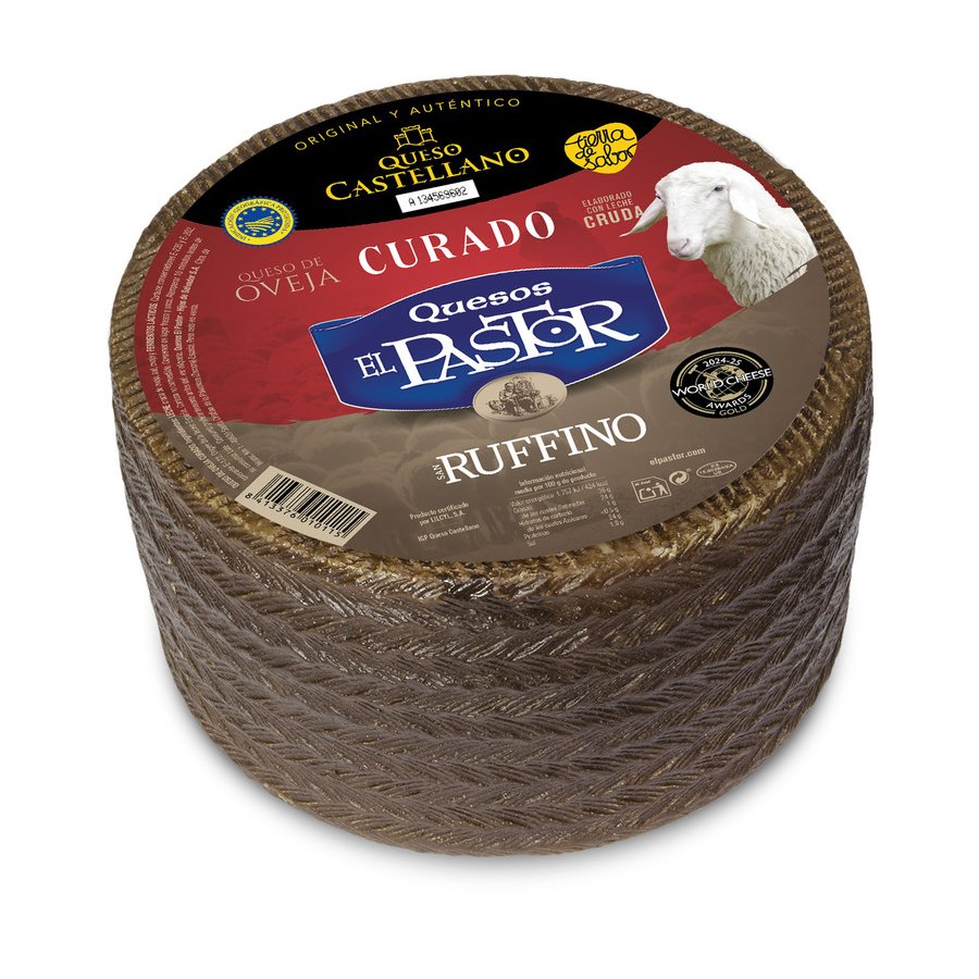 Queso de oveja IGP leche cruda curado EL PASTOR Rufino kilo