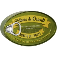 Bonito del norte en aceite de oliva virgen extra PALACIO DE ORIENTE lata 115 g pn.