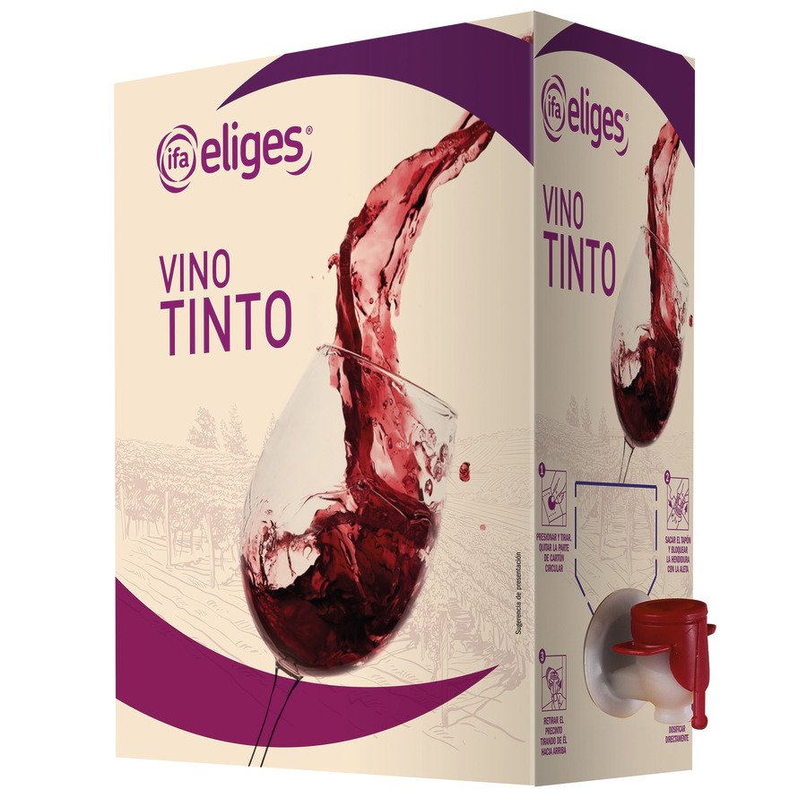 Vino tinto de mesa IFA ELIGES bag in box 5 l