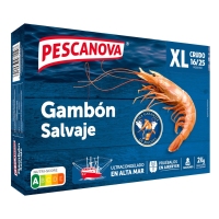Gamba vermella arxentina conxelada crúa PESCANOVA 16/25 estoxo 2 kg
