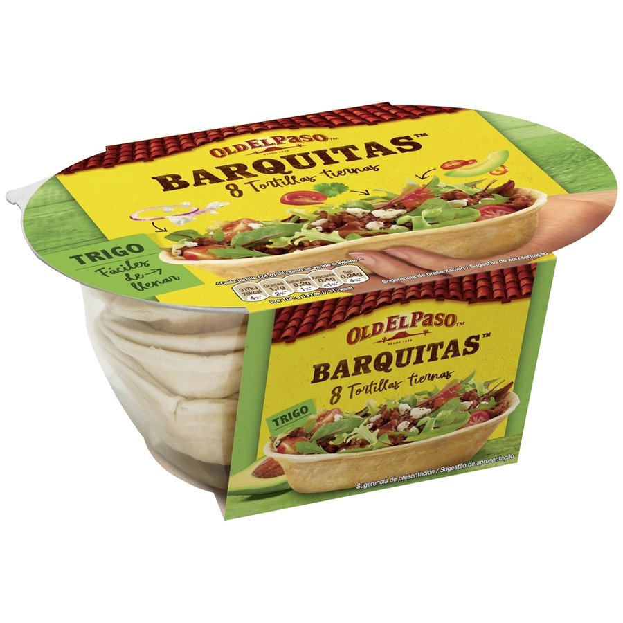 Barquitas mexicanas OLD EL PASO 8 unidades 193 g