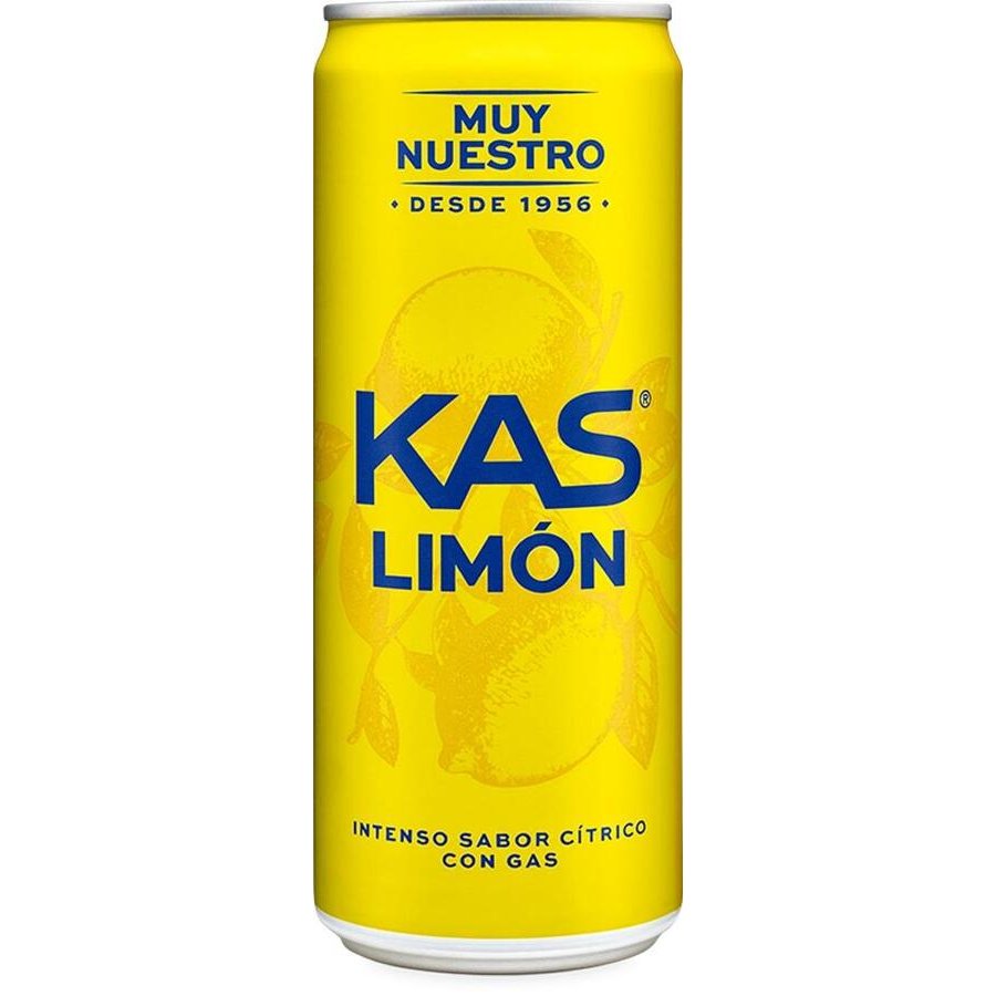 Refresco KAS limón lata 33 cl