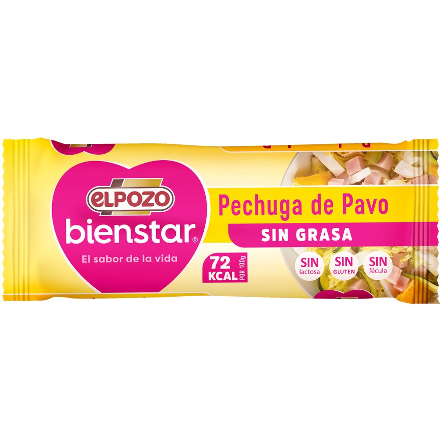 Pechuga pavo ELPOZO sin grasa Bienstar 340 g