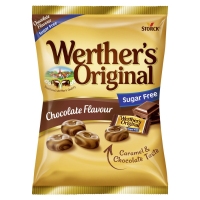 Caramelos WERTHER'S Orixinal chocolate sen azucre 60 g